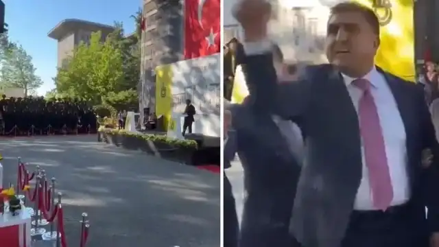 İstanbul Erkek Lisesi'nde Mezuniyet Töreninde Öğrenci Protestosu
