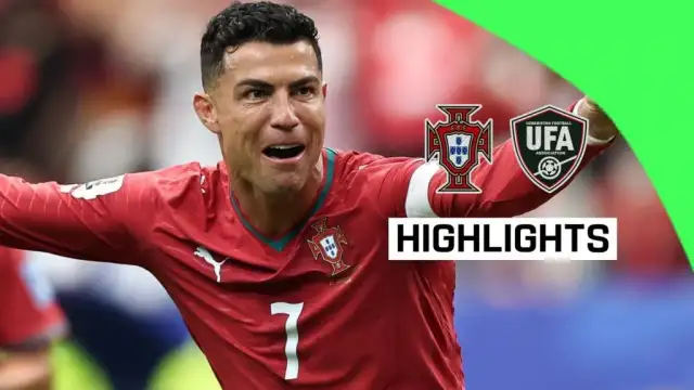 Portekiz, Özbekistan Karşısında Farklı Galip Geldi: Cristiano Ronaldo Tarihe Geçti