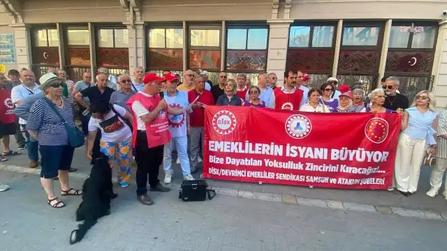 Samsun'da Emekliler Sendikası'ndan Yürüyüş Çağrısı