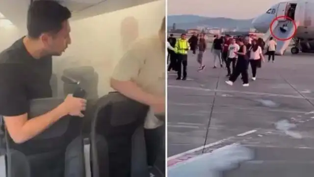 Ankara Esenboğa Havalimanı'nda Yolcu Uçağında Powerbank Dumanlandı: Yolcular Tahliye Edildi
