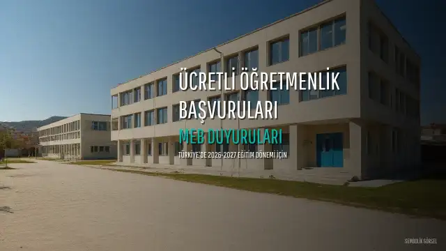 2026 Ücretli Öğretmenlik Başvuruları ve Şartları Açıklandı