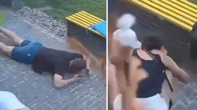 Ukrayna'da Rus Füzelerinin Sivil Yerleşim Alanlarını Hedef Aldığı Anlar Kaydedildi