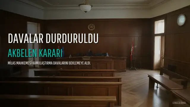 Milas 2. Asliye Hukuk Mahkemesi Kararı: Akbelen'deki El Koyma ve Bedel Tespit Davaları Durduruldu