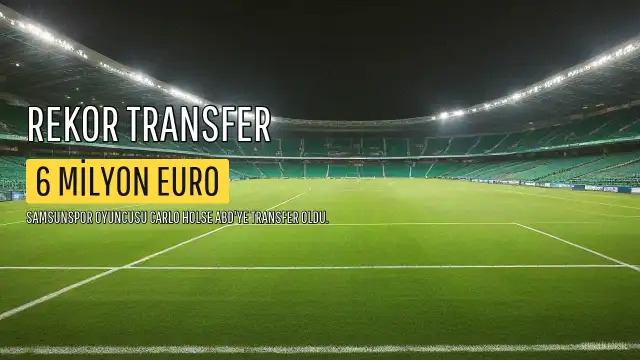 Samsunspor'dan Carlo Holse'nin Transferine İlişkin Açıklama: Yıldız Oyuncunun Yeni Takımı Belli Oldu