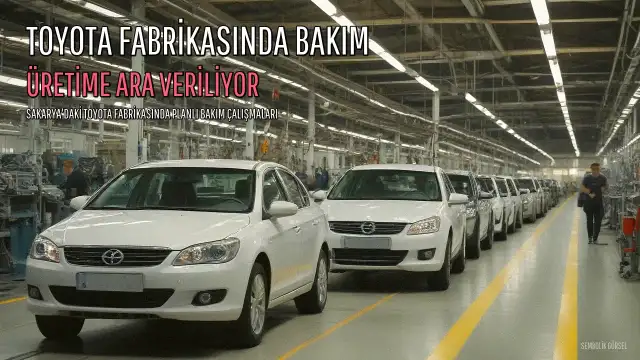 Toyota Türkiye Fabrikasında Planlı Bakım Arası