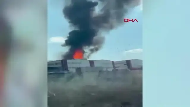 Ankara Kahramankazan'da Fabrika Yangını: Müdahale Devam Ediyor