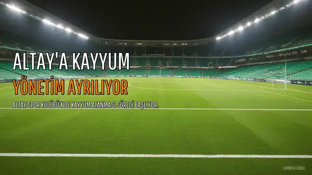 Altay'a Kayyum Atanacak