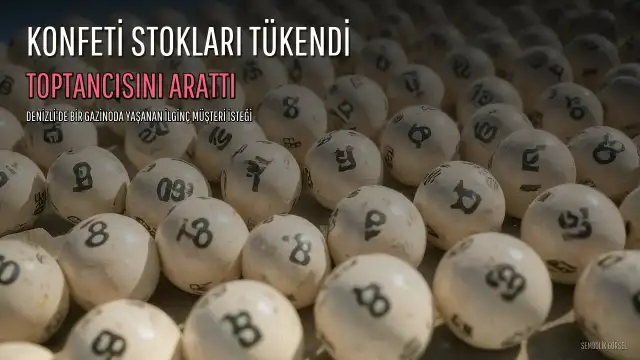 Denizli'de Bir Gazinoda Konfeti Gösterisi: Müşteri Stokları Tüketti