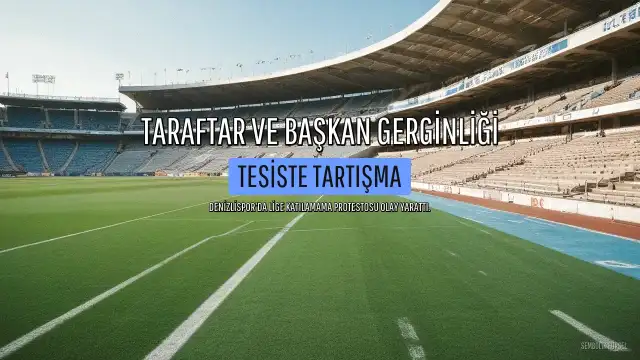Denizlispor'da Taraftar ve Başkan Urkay Arasında Gerginlik Yaşandı