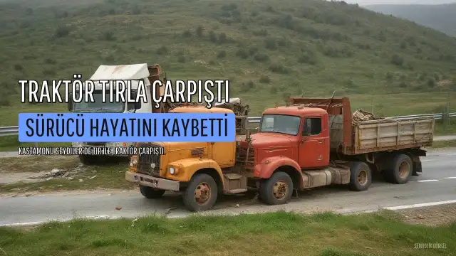Kastamonu'da Trafik Kazası: Traktör Sürücüsü Hayatını Kaybetti