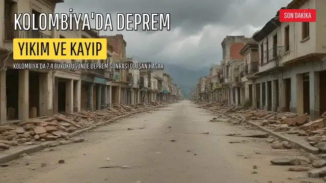 Kolombiya'da 7,4 Büyüklüğünde Deprem: Can Kaybı 111'e Yükseldi
