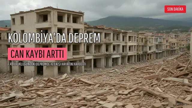 Kolombiya'daki 7.4'lük Depremde Can Kaybı 169'a Yükseldi