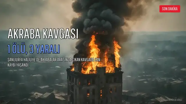 Şanlıurfa'da Akraba Kavgası: 1 Ölü, 3 Yaralı