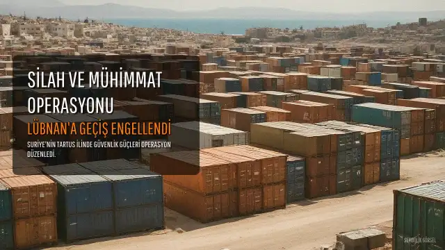 Tartus'ta Silah ve Mühimmat Operasyonu: Lübnan'a Geçiş Engellendi