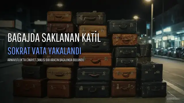 Tatile Giden E.P., Bagajında Saklanan Cinayet Zanlısı S.V. İle Birlikte Yakalandı