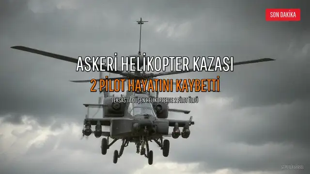 Teksas'ta Askeri Helikopter Düştü: 2 Pilot Hayatını Kaybetti