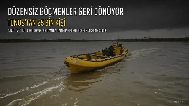 Tunus'ta 25 Binden Fazla Düzensiz Göçmen Gönüllü Geri Döndü