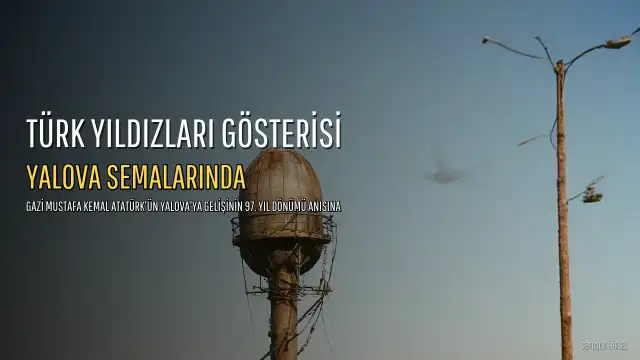 Türk Yıldızları Yalova'da Nefes Kesen Gösteri Uçuşu Gerçekleştirdi