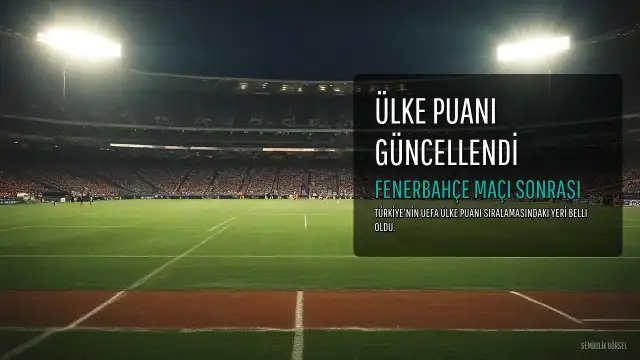 UEFA Ülke Puanı Sıralaması Güncellendi: Fenerbahçe'nin Lyon Maçı Sonrası Türkiye'nin Yeni Sıralaması