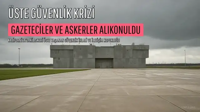 Vandenberg Uzay Kuvvetleri Üssü'nde Güvenlik Görevlileri Tarafından Silah Zoruyla Gözaltına Alınan Gazeteciler ve Askeri Personel