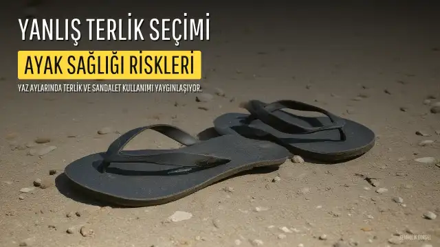 Yanlış Terlik Seçimi Ayak Sağlığını Tehdit Ediyor: Ağrıdan Yürüyüş Bozukluğuna Uzun Vadeli Riskler