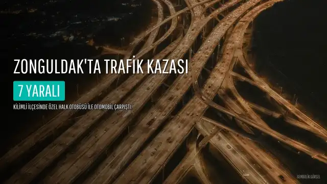 Zonguldak'ta Trafik Kazası: 7 Yaralı