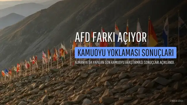 Almanya'da Kamuoyu Yoklaması: AfD Farkı Açıyor