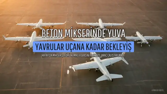 Beton Mikserindeki Kumru Yuvası Koruma Altına Alındı