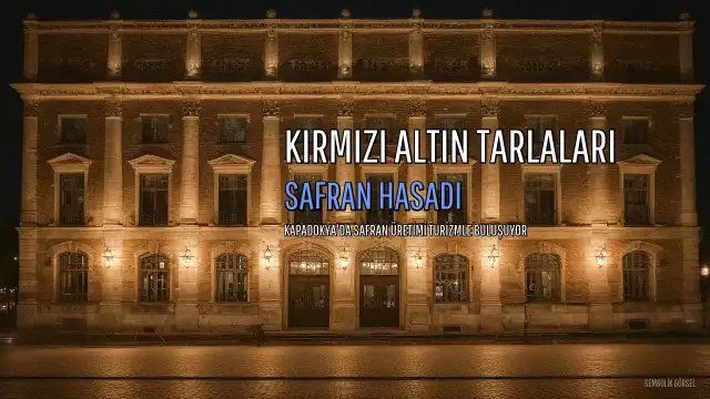 Kapadokya'da Safran Üretimi Turizmle Buluşuyor: 'Kırmızı Altın'ın Katma Değeri Artacak