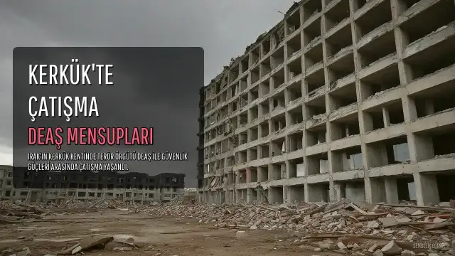 Kerkük'te DEAŞ Çatışması: 1 Sivil Hayatını Kaybetti, 2 Güvenlik Görevlisi Yaralandı