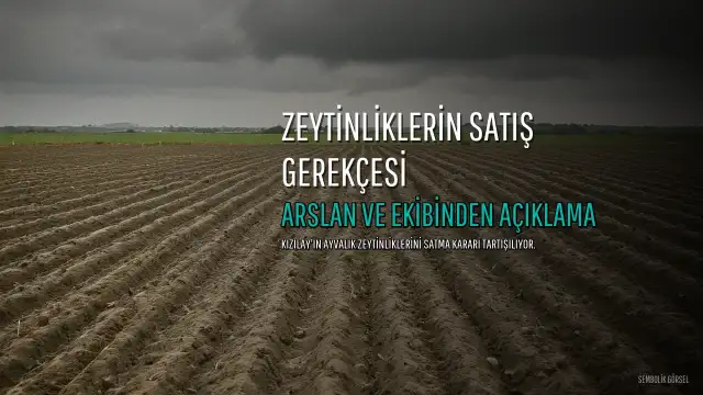 Kızılay'ın Zeytinlik Satışında Yeni Gelişmeler: "Asıl Konu Satış"