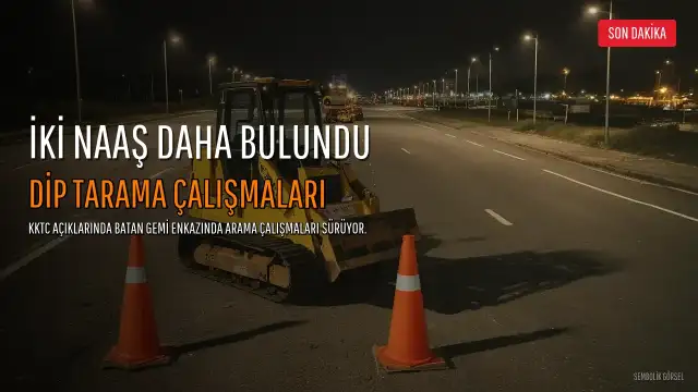 KKTC açıklarında batan geminin enkazında 2 naaş daha bulundu