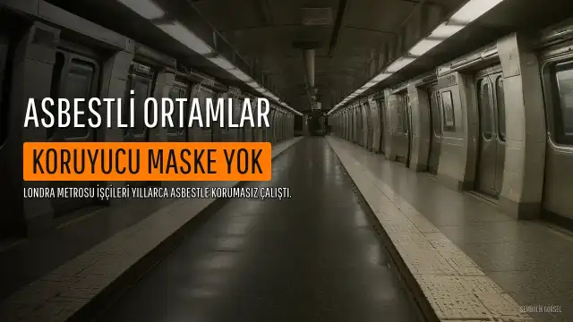 Londra Metrosu Çalışanları Koruyucu Maske Olmadan Asbestle Karşı Karşıya Kaldı