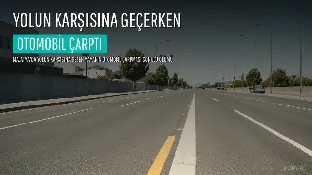 Malatya'da Karşıdan Karşıya Geçerken Hayatını Kaybetti: Kaza Anı Kamerada