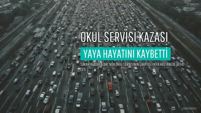 Sakarya'da Okul Servisi Kazası: 72 Yaşındaki Yaya Hayatını Kaybetti
