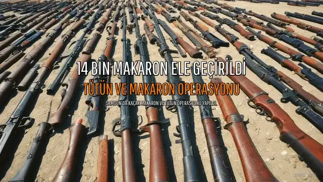 Samsun'da 14 Bin Doldurulmuş Makaron ve 23 Kilogram Tütün Ele Geçirildi
