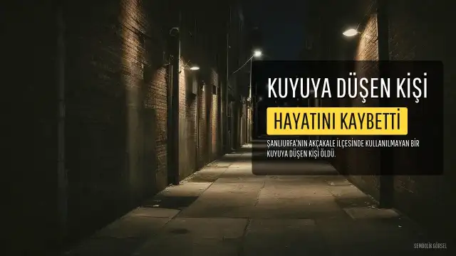 Şanlıurfa'da Kuyuya Düşen Kişi Hayatını Kaybetti