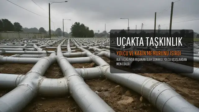 AJet uçağında taşkınlık çıkaran yolcu uçuşlardan men edildi
