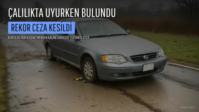 Denetimden Kaçan Sürücü Çalılıkta Uyurken Bulundu, Ağır Ceza Aldı