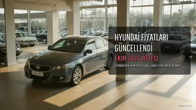 Ekim 2026 Hyundai Fiyat Listesi: i20'den Ioniq 9'a Kadar Güncel Fiyatlar
