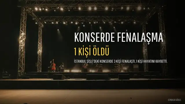 İstanbul Şişli'deki Konserde Fenalaşan Kişilerden Biri Hayatını Kaybetti