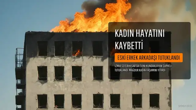 İzmir'de Evini Kundaklayan Eski Erkek Arkadaşı Tarafından Yaralanan Kadın Hayatını Kaybetti