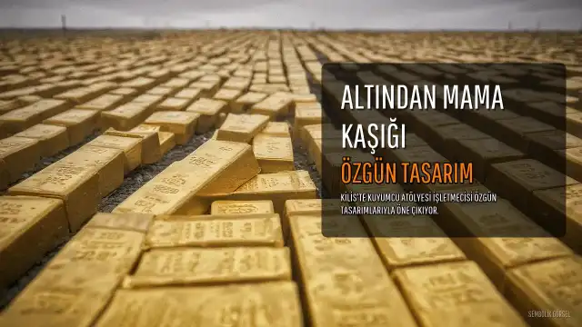 Kilis'te Altından Mama Kaşığı Tasarımı İlgi Görüyor
