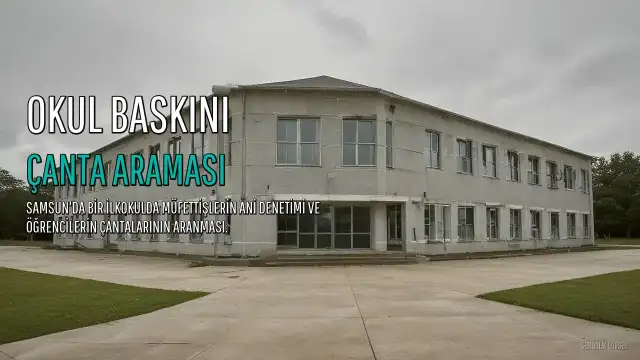 Milli Eğitim Bakanlığı Müfettişleri Samsun'da Bir İlkokulu Bastı: Çanta Araması Tepki Çekti