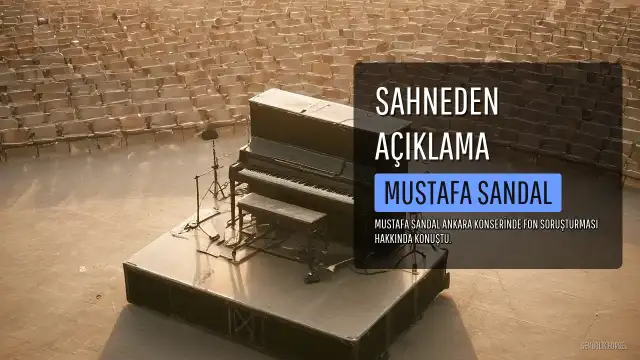 Mustafa Sandal'dan Fon Soruşturması Hakkında Açıklama: 'Tek Gelir Kapım Müzik'
