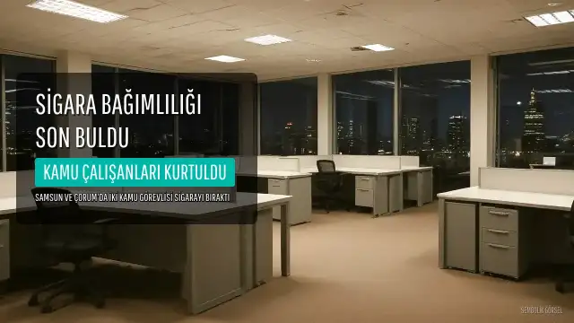 Samsun ve Çorum'da İki Kamu Görevlisi, Uzun Yıllar Süren Sigara Bağımlılığından Kurtuldu