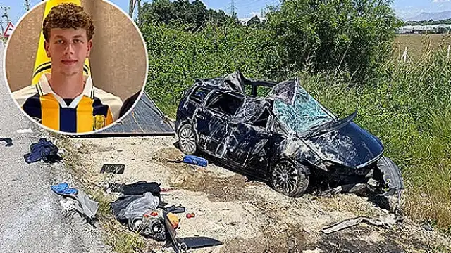 Ankaragücü Futbolcusu F.P. ve Ailesi Trafik Kazası Geçirdi: 5 Yaralı