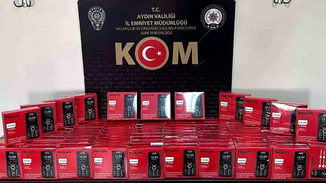 Aydın'da IMEI Kaydı Olmayan 100 Cihaza El Konuldu