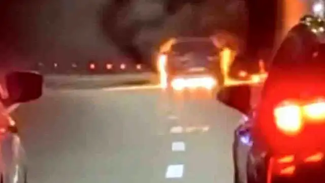 Çanakkale'de Assos-Troya Tüneli'nde Araç Yangını: Trafik Kısa Süreli Durdu