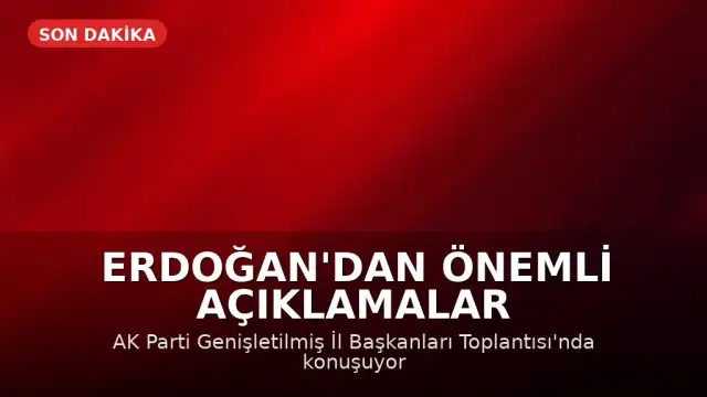 Cumhurbaskani Recep Tayyip Erdogan'dan önemli açıklamalar